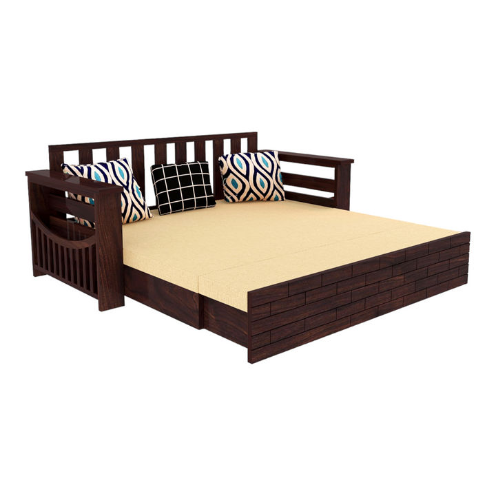 Adwoa 3 Seater Sofa Cum Bed Sheesham Wood