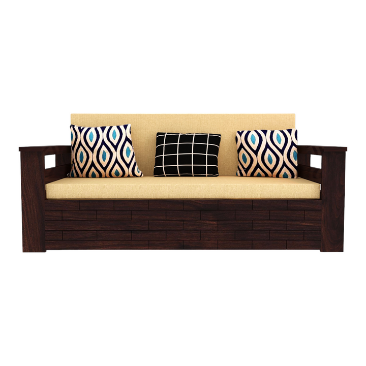 Adwoa 3 Seater Sofa Cum Bed Sheesham Wood