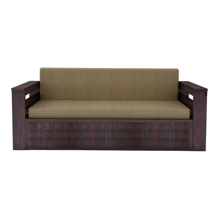 RelaxiMax 3 Seater Sofa Cum Bed Sheesham Wood