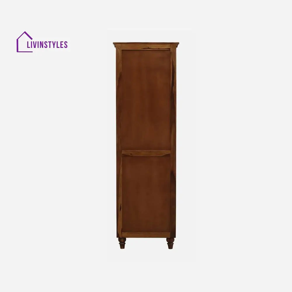 Noelia single door sheesham wood wardrobe