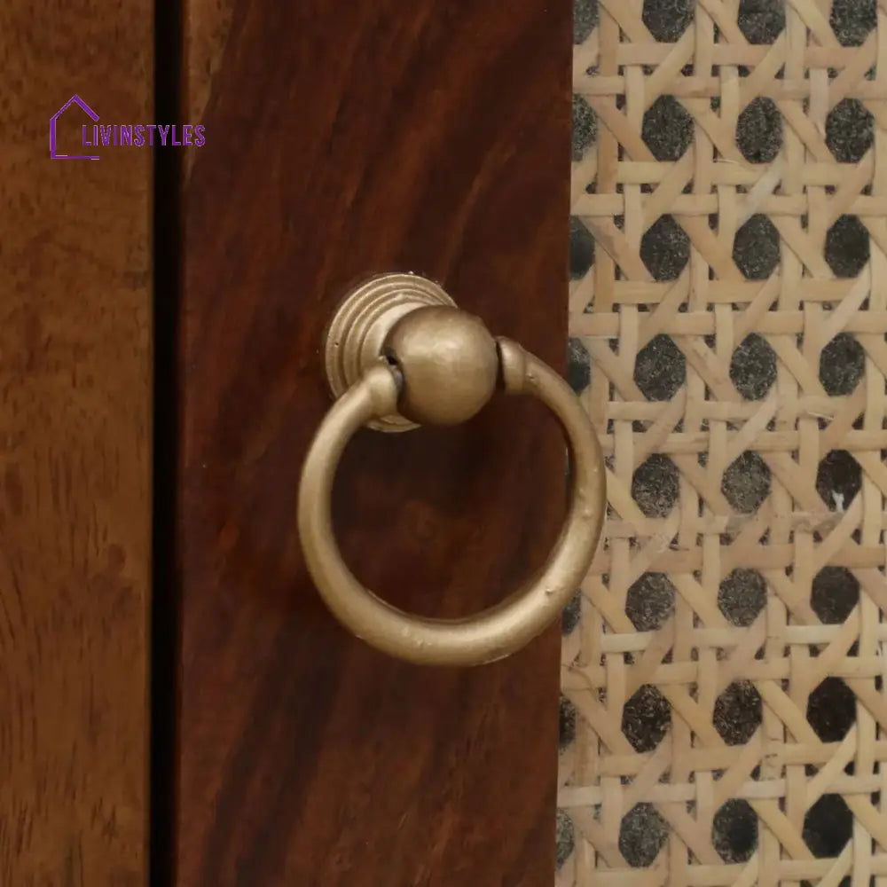 Noelia single door sheesham wood wardrobe