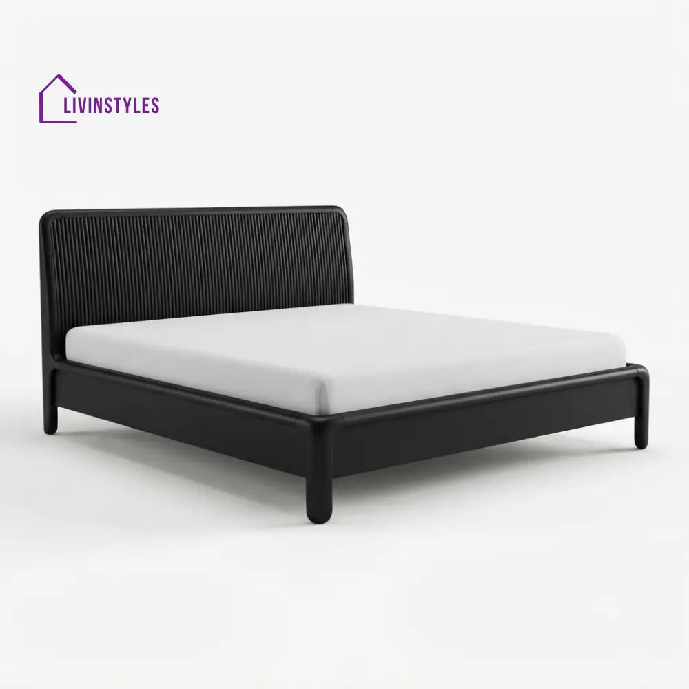 Nomvula Wooden Double Bed | King Size Bed | Queen Size Bed - Bed Without Storage