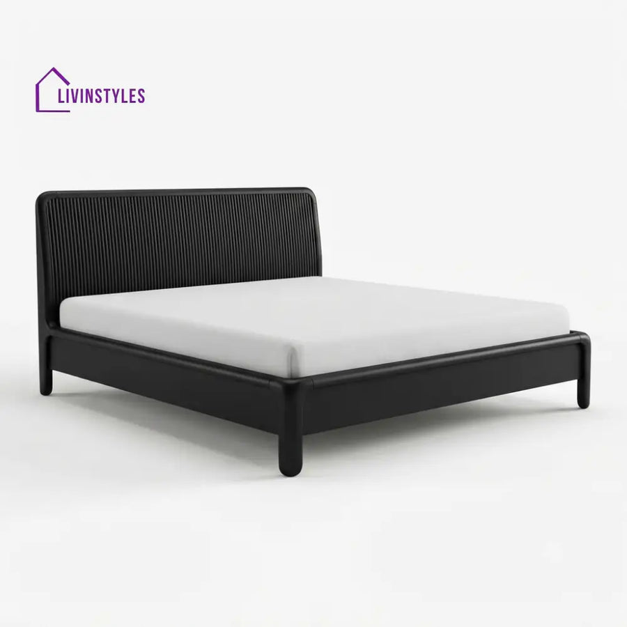 Nomvula Wooden Double Bed | King Size Bed | Queen Size Bed - Bed Without Storage