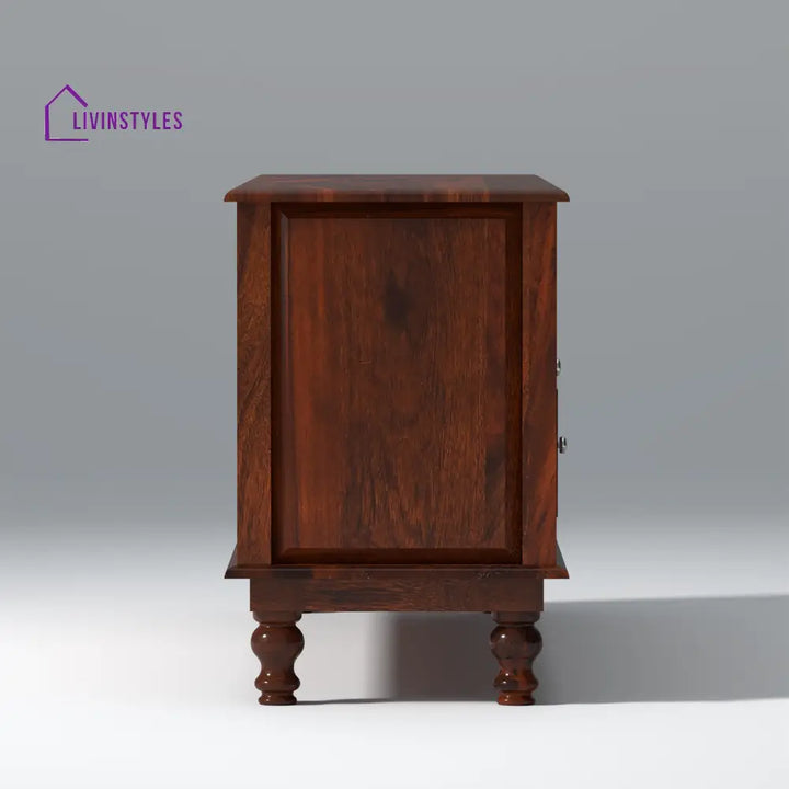 Nonna Sheesham Wood TV Unit in Dark Maharani Colour tv units