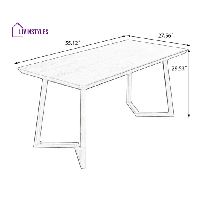 Nonna Solid Wood Study Table for Students
