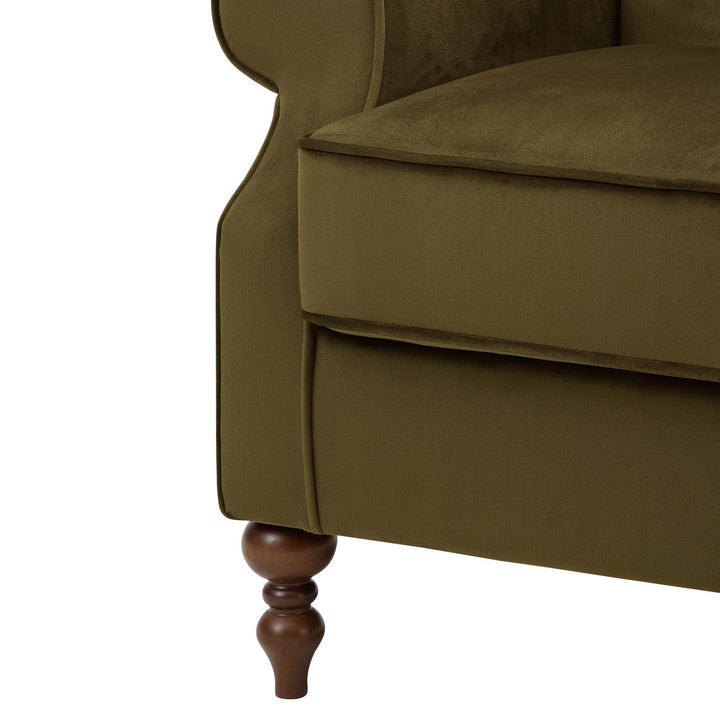 Brenda Armchair - Rich Green Sofas