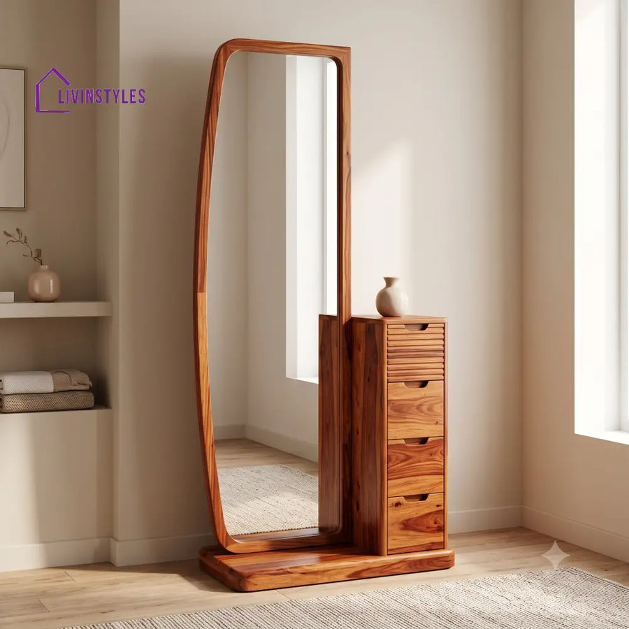 Norbert Premium Solid Wood Dressing Table for Bedroom | New Designer Dressing Unit