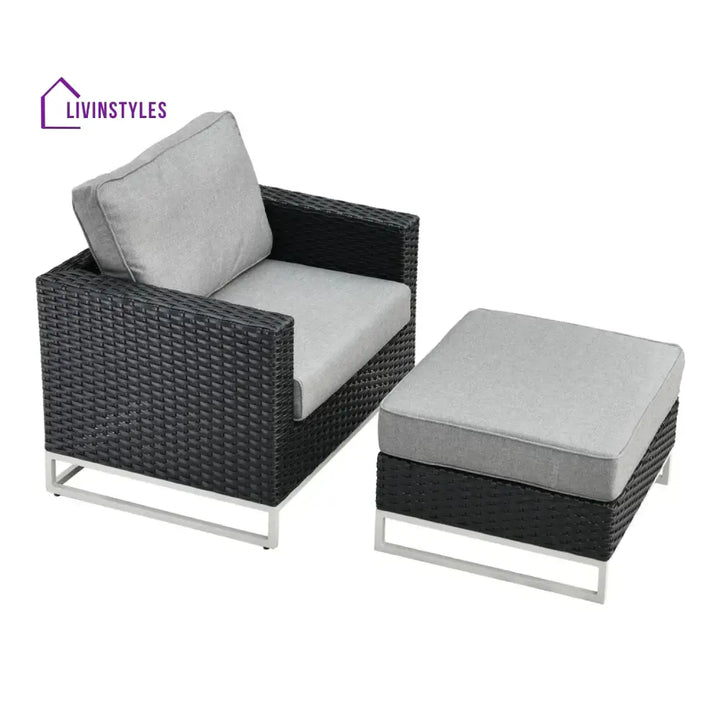Norberta Outdoor Rattan Wicker 7-Seater Sofa Set - Sofa Set