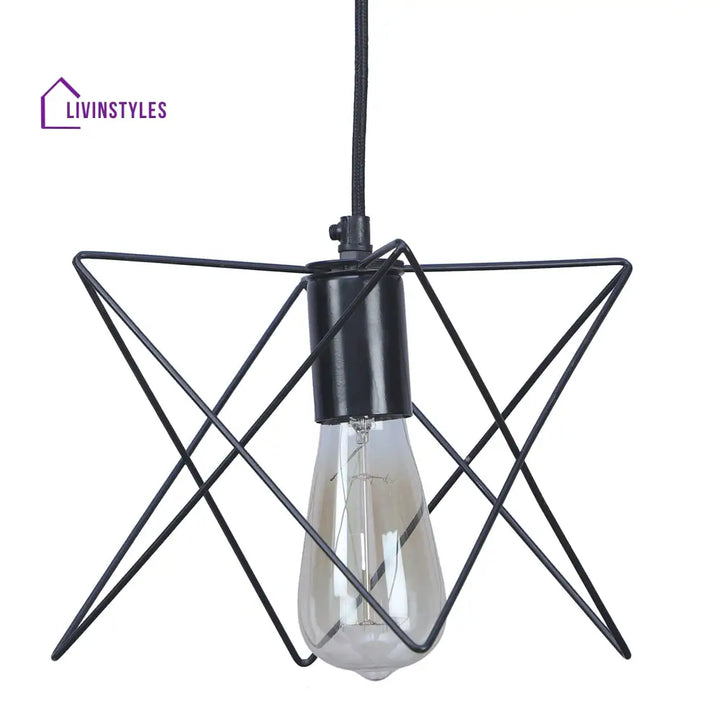Nordic Black Vintage Metal Single Hanging Light By Ss Lightings Lamp