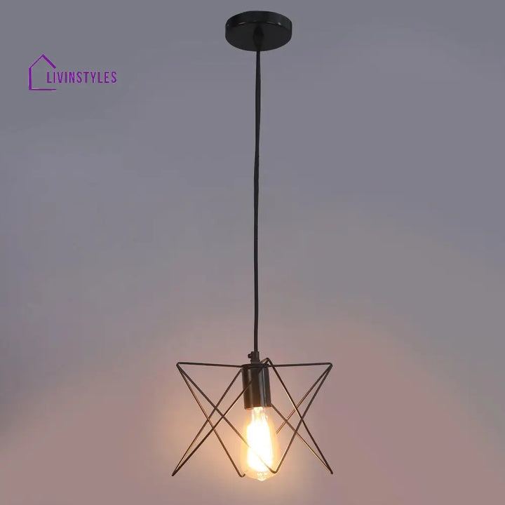 Nordic Black Vintage Metal Single Hanging Light By Ss Lightings Lamp