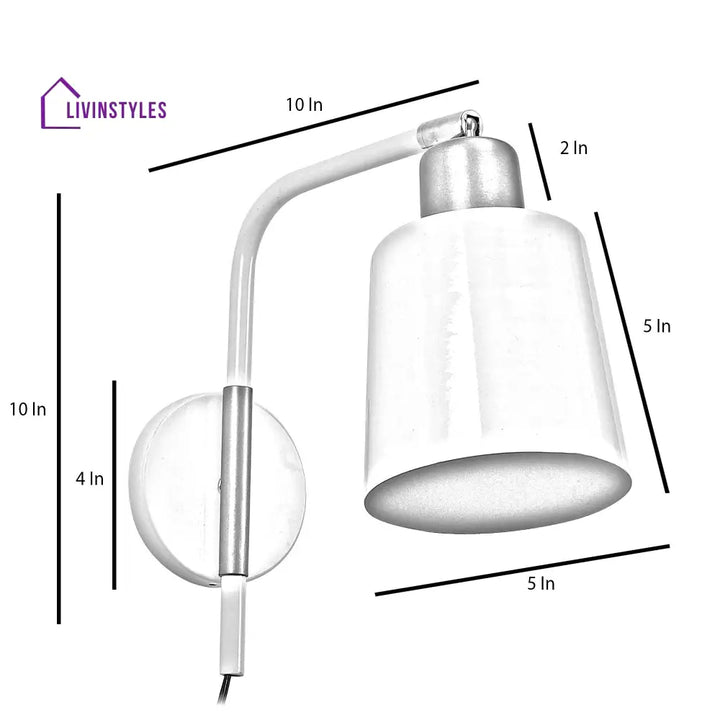Norell White Metal Wall Light By Ss Lightings Lamp