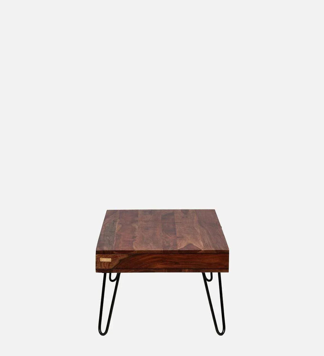 Gumina Sheesham Wood Coffee Table In Rustic Teak Finish