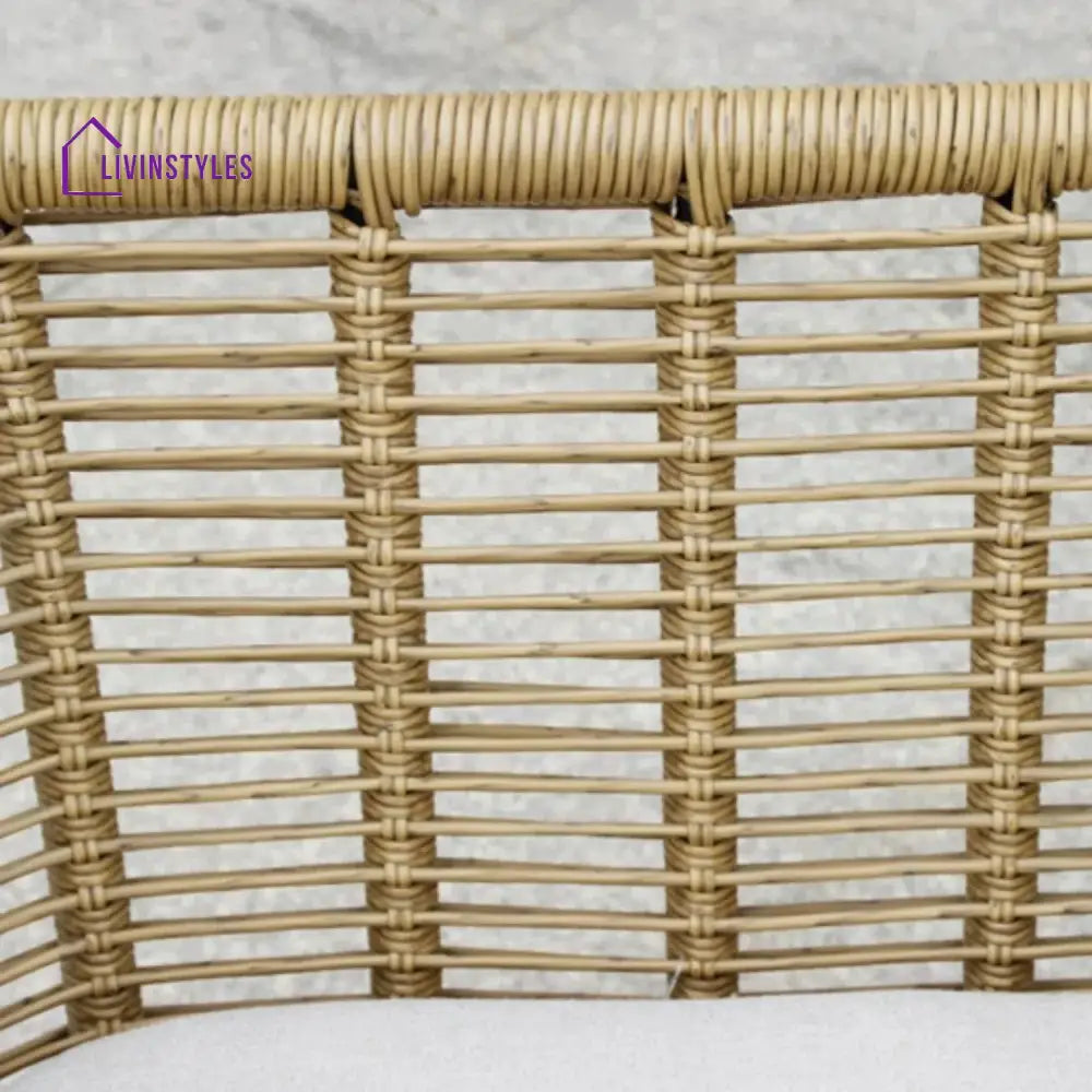 Noura Outdoor Beige Rope 7-Seater Sofa Set With Glass Top Table - Sofa Set