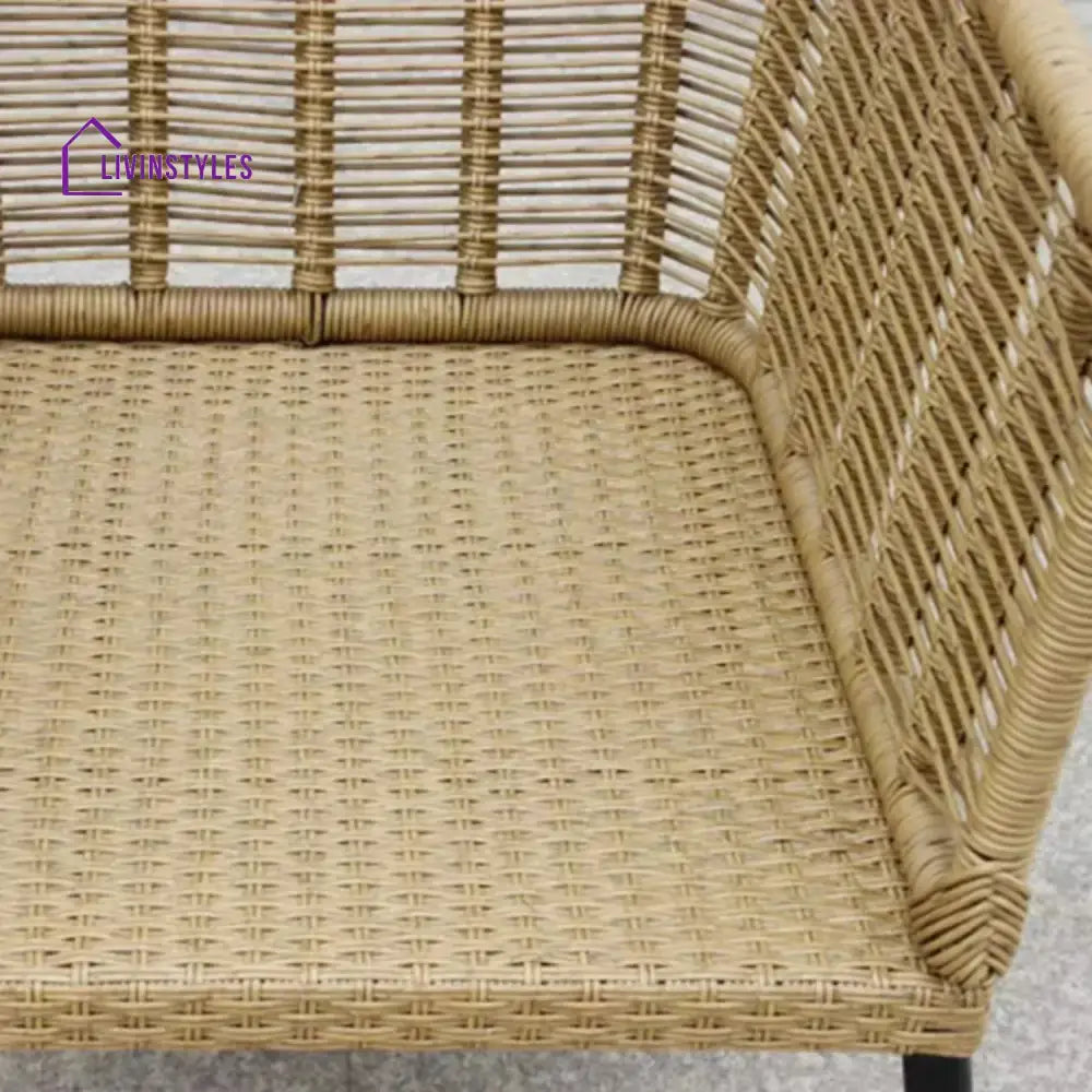 Noura Outdoor Beige Rope 7-Seater Sofa Set With Glass Top Table - Sofa Set