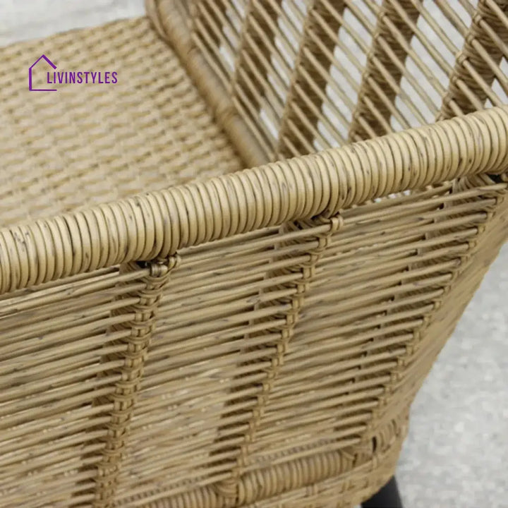 Noura Outdoor Beige Rope 7-Seater Sofa Set With Glass Top Table - Sofa Set