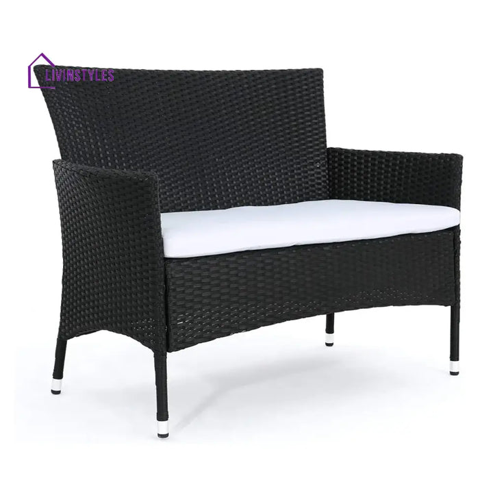 Nova 2-Piece Outdoor Rattan Wicker Loveseat Sofa - Sofa Set