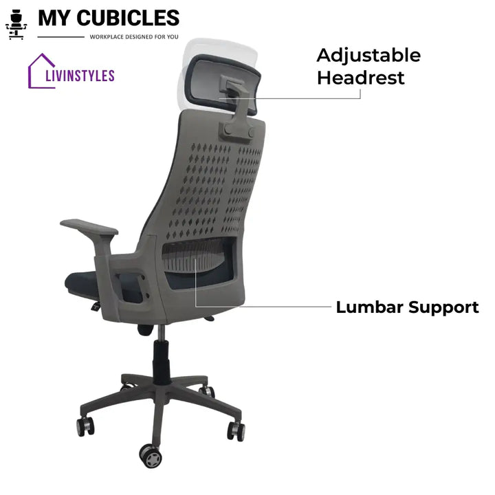 Nova Executive High Back Office Chair | Grey