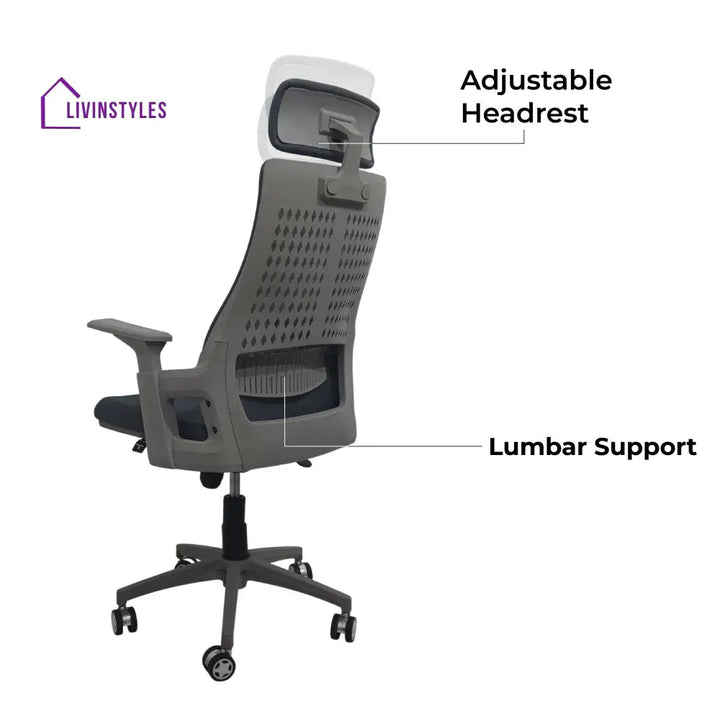 Nova Executive High Back Office Chair | Grey