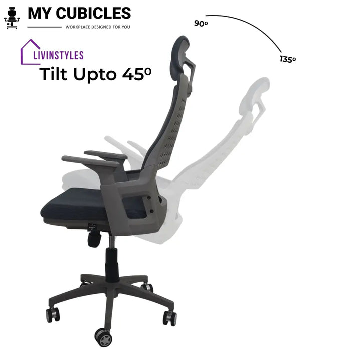 Nova Executive High Back Office Chair | Grey
