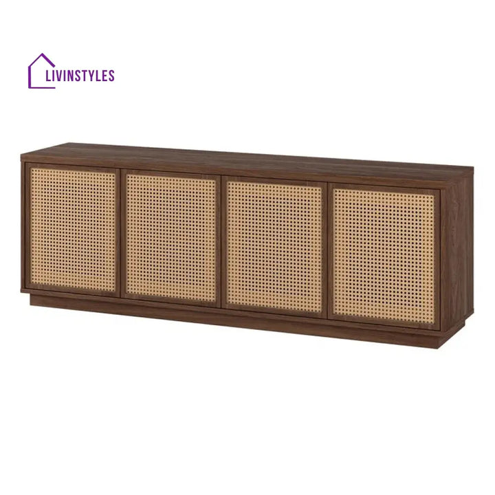 Nova Wooden Finish Tv Unit Stand for Living Room