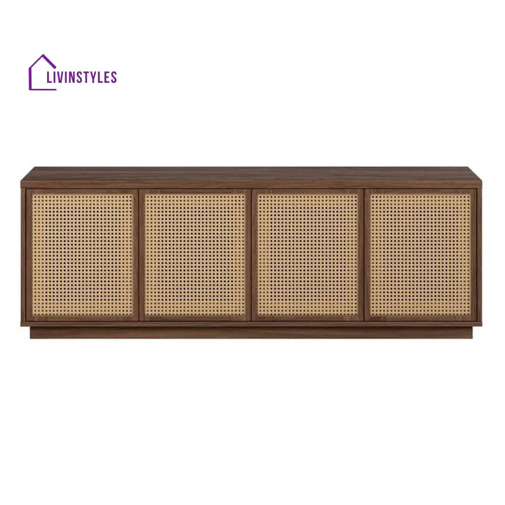 Nova Wooden Finish Tv Unit Stand for Living Room