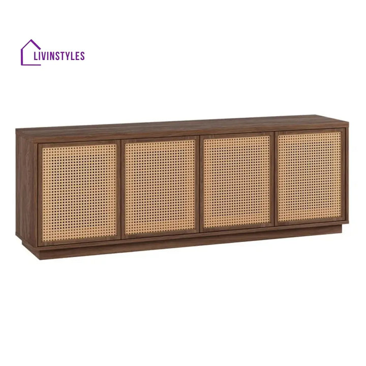 Nova Wooden Finish Tv Unit Stand for Living Room