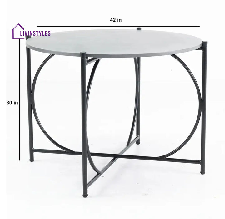 Novar Outdoor Patio Seating Set 4 Chairs and 1 Table Set Braided & Rope - Coffee Table Sets