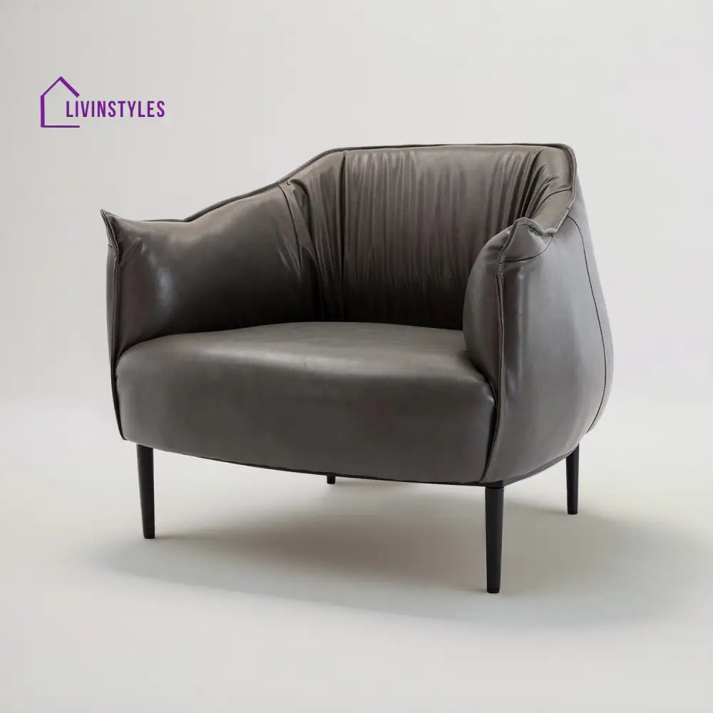 Noyabrina Tufted Bergère Chair Grey Furniture