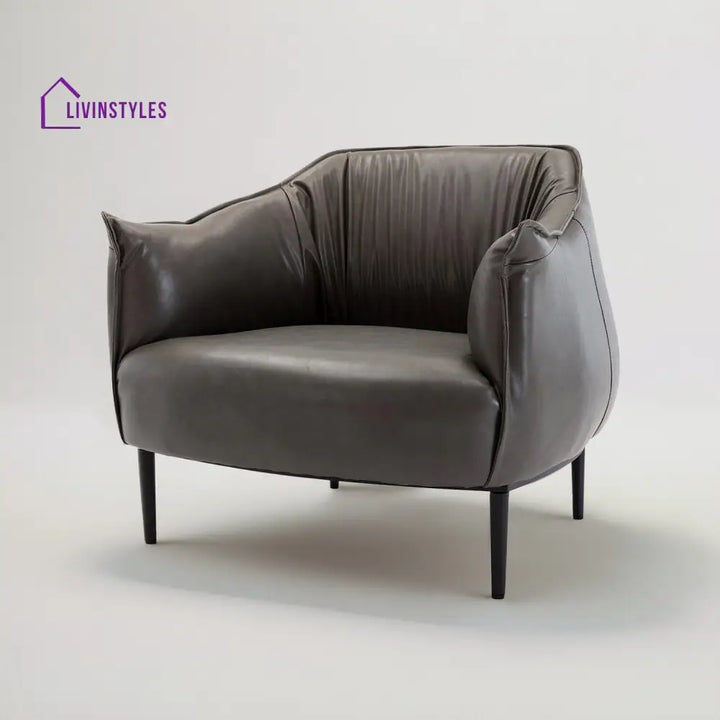 Noyabrina Tufted Bergère Chair Grey Furniture