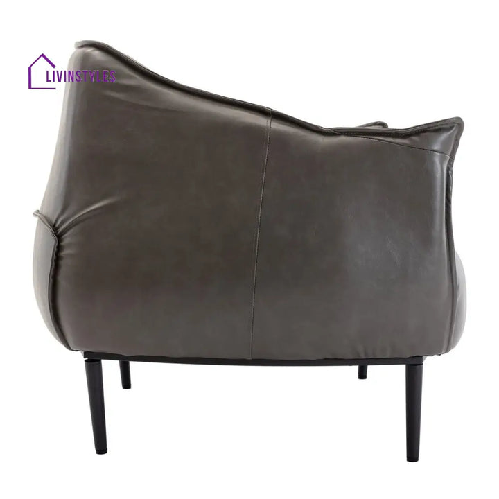 Noyabrina Tufted Bergère Chair Grey Furniture