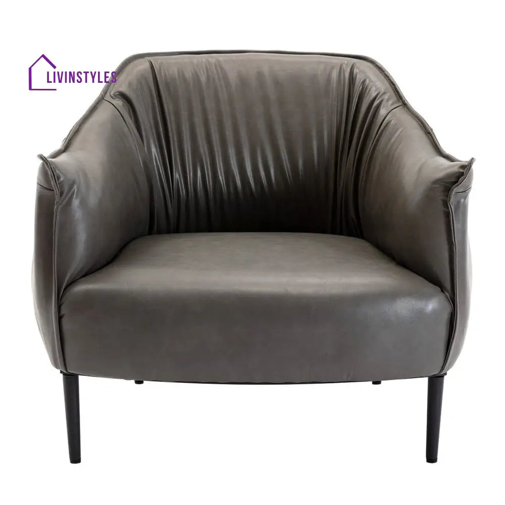 Noyabrina Tufted Bergère Chair Grey Furniture