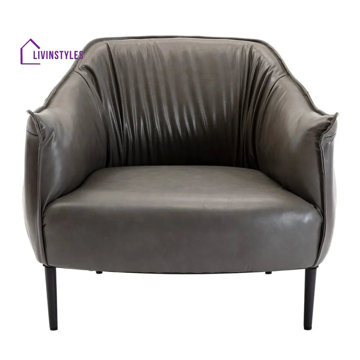 Noyabrina Tufted Bergère Chair Grey Furniture