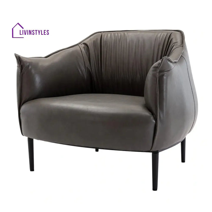 Noyabrina Tufted Bergère Chair Grey Furniture