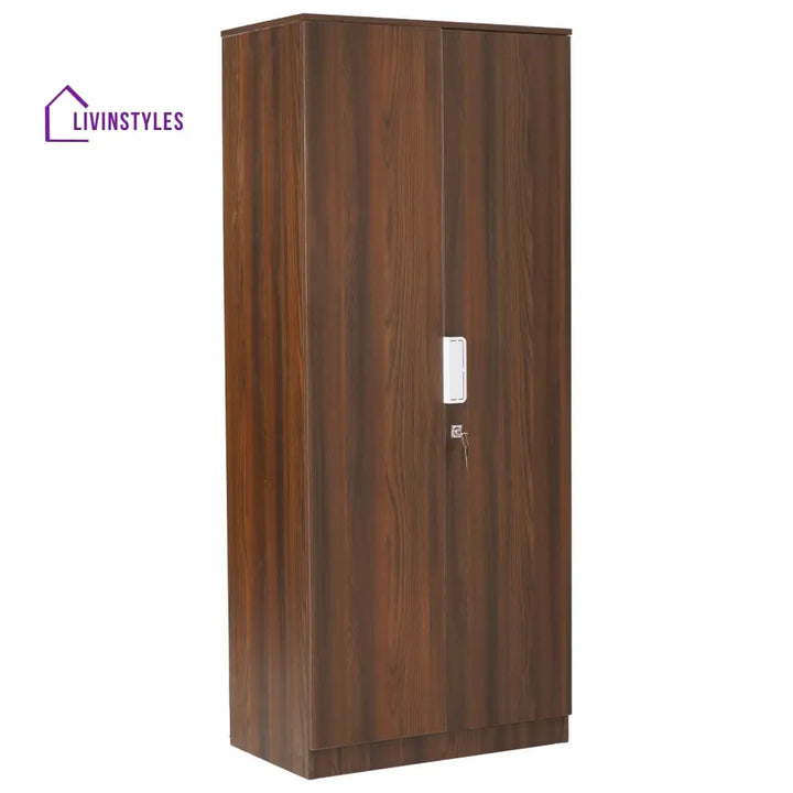 Arseny 2 Door Wardrobe (Classic Walnut) Home Furniture