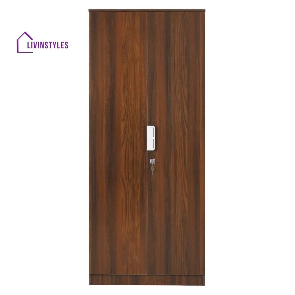Arseny 2 Door Wardrobe (Classic Walnut) Home Furniture