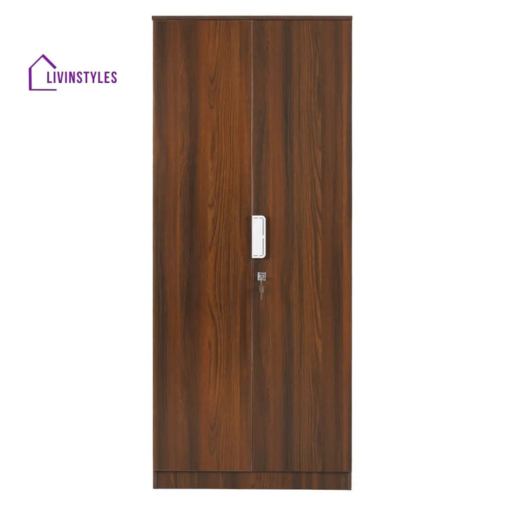 Arseny 2 Door Wardrobe (Classic Walnut) Home Furniture