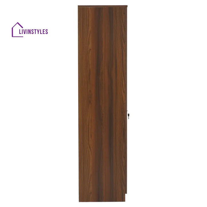 Arseny 2 Door Wardrobe (Classic Walnut) Home Furniture