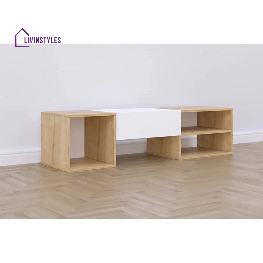 Ocean Wooden Finish Tv Unit Stand for Living Room