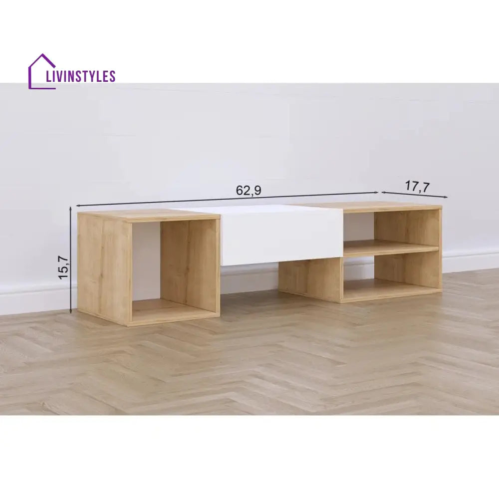 Ocean Wooden Finish Tv Unit Stand for Living Room