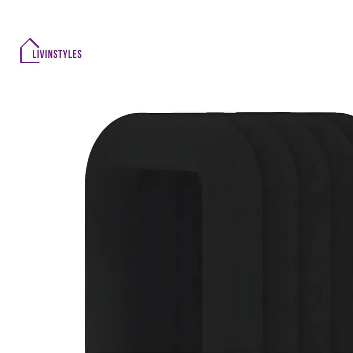 Ojal Living Room Ottoman | Velvet Fabric