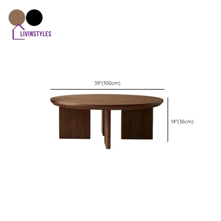 Ojas Solid Wood Coffee Table for Living Room