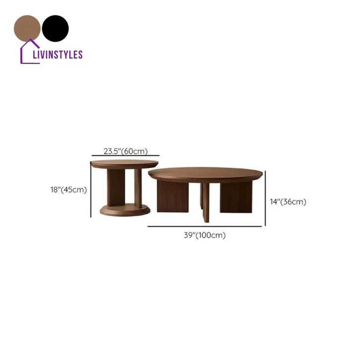 Ojas Solid Wood Coffee Table for Living Room