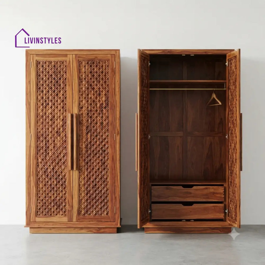 Ojasvi Wooden Wardrobe for Clothes | Cupboard for Clothes