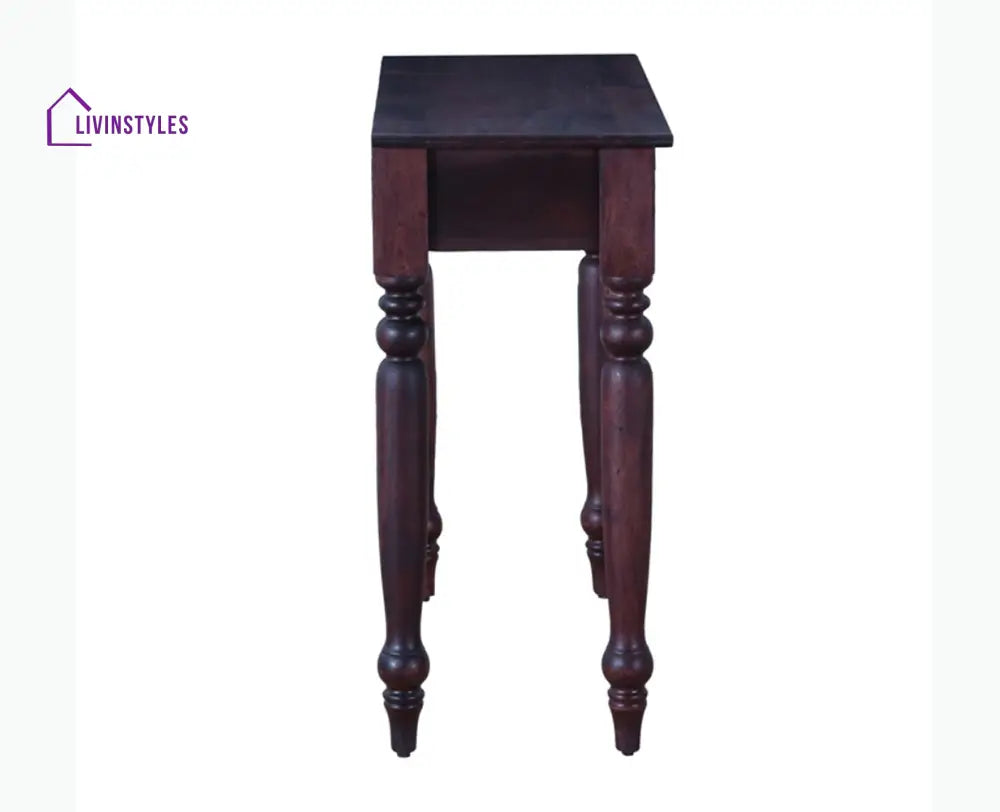 Oksana Solid Wood One Drawer Console Table Console Table