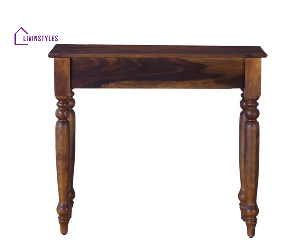 Oksana Solid Wood One Drawer Console Table Console Table