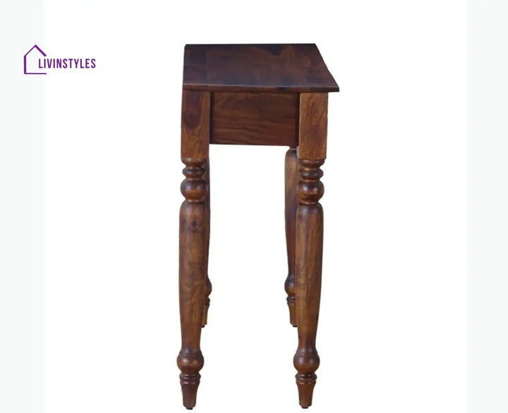 Oksana Solid Wood One Drawer Console Table Console Table