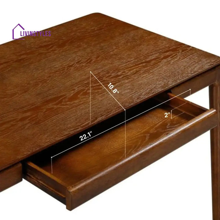 Oleg Solid Sheesham Wood Study Table for Students