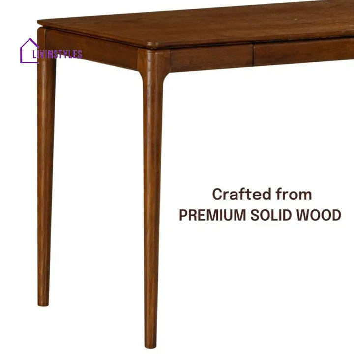 Oleg Solid Sheesham Wood Study Table for Students