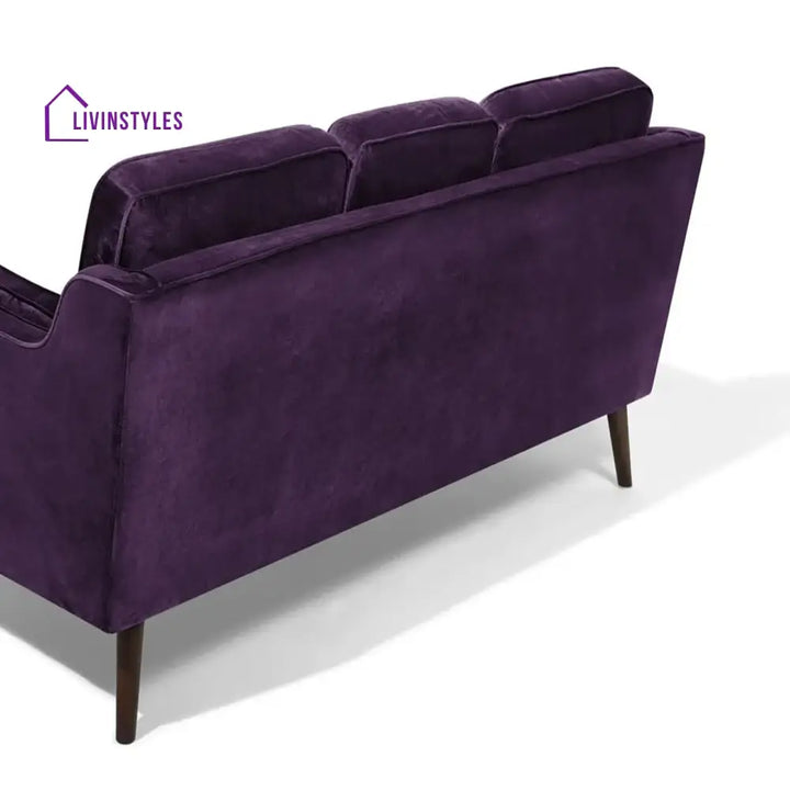 Olga 3 Seater Sofa in purple colour