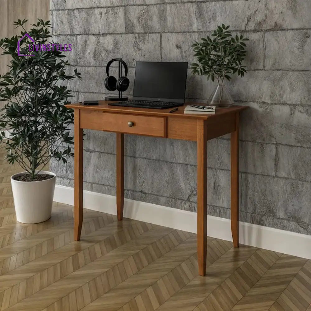 Olga Solid Sheesham Wood Study Table for Students
